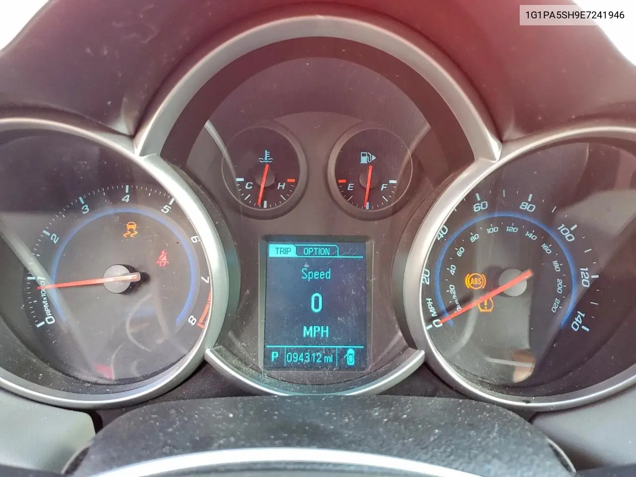 1G1PA5SH9E7241946 2014 Chevrolet Cruze Ls