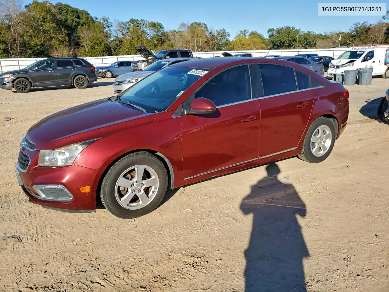 1G1PC5SB0F7143251 2015 Chevrolet Cruze