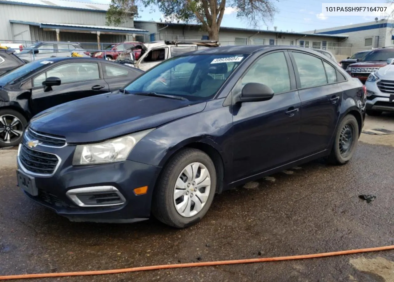 2015 Chevrolet Cruze Ls VIN: 1G1PA5SH9F7164707 Lot: 59939604