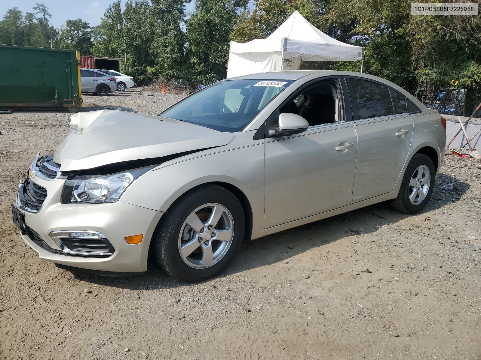 1G1PC5SB5F7226058 2015 Chevrolet Cruze Lt