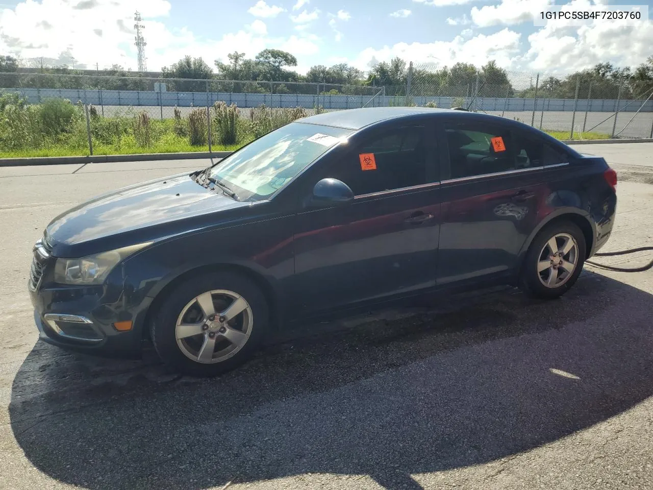 2015 Chevrolet Cruze Lt VIN: 1G1PC5SB4F7203760 Lot: 69752944