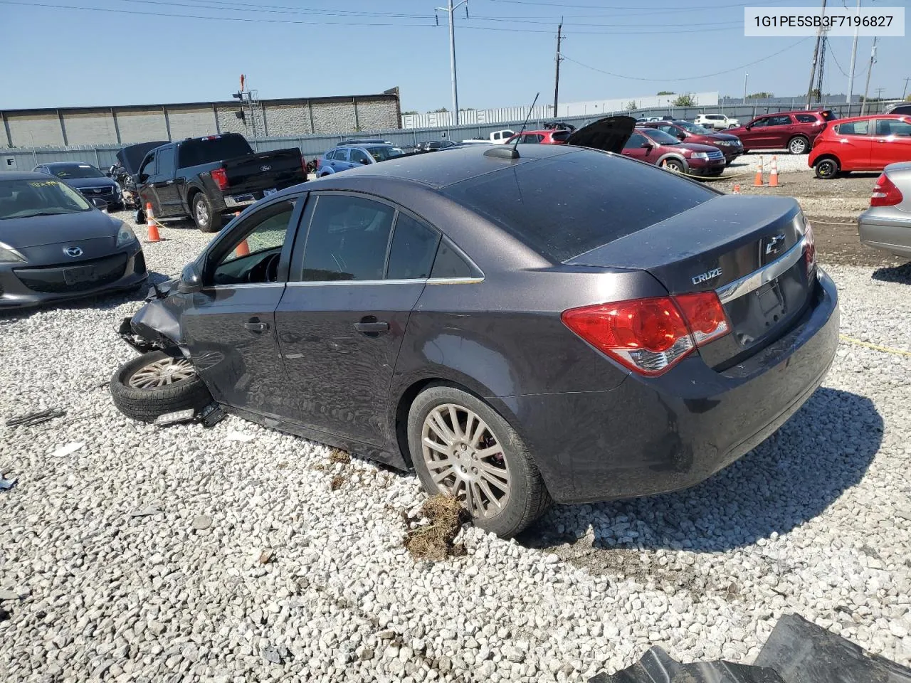 1G1PE5SB3F7196827 2015 Chevrolet Cruze Lt