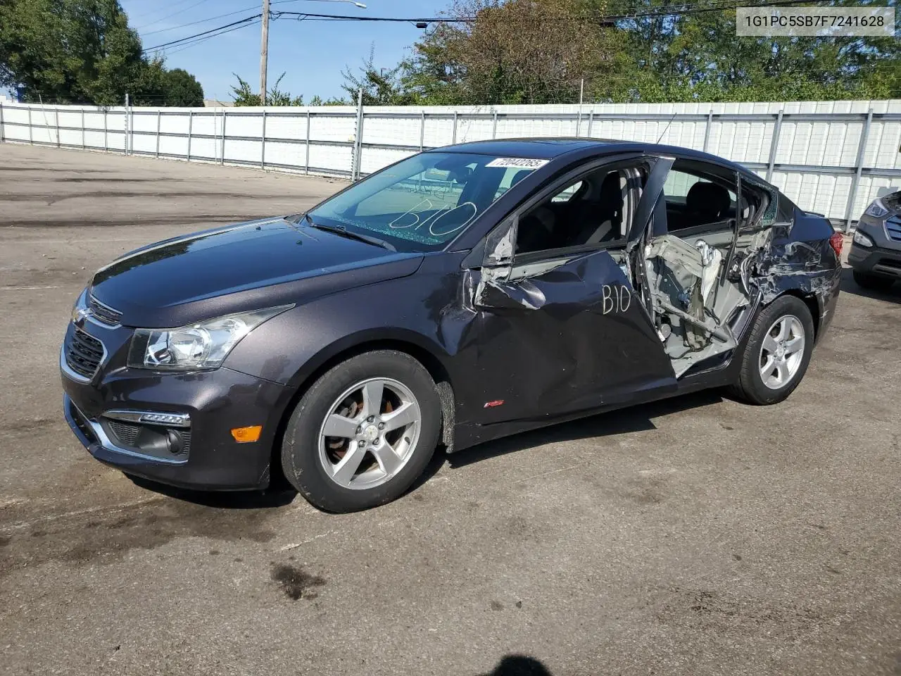 1G1PC5SB7F7241628 2015 Chevrolet Cruze Lt