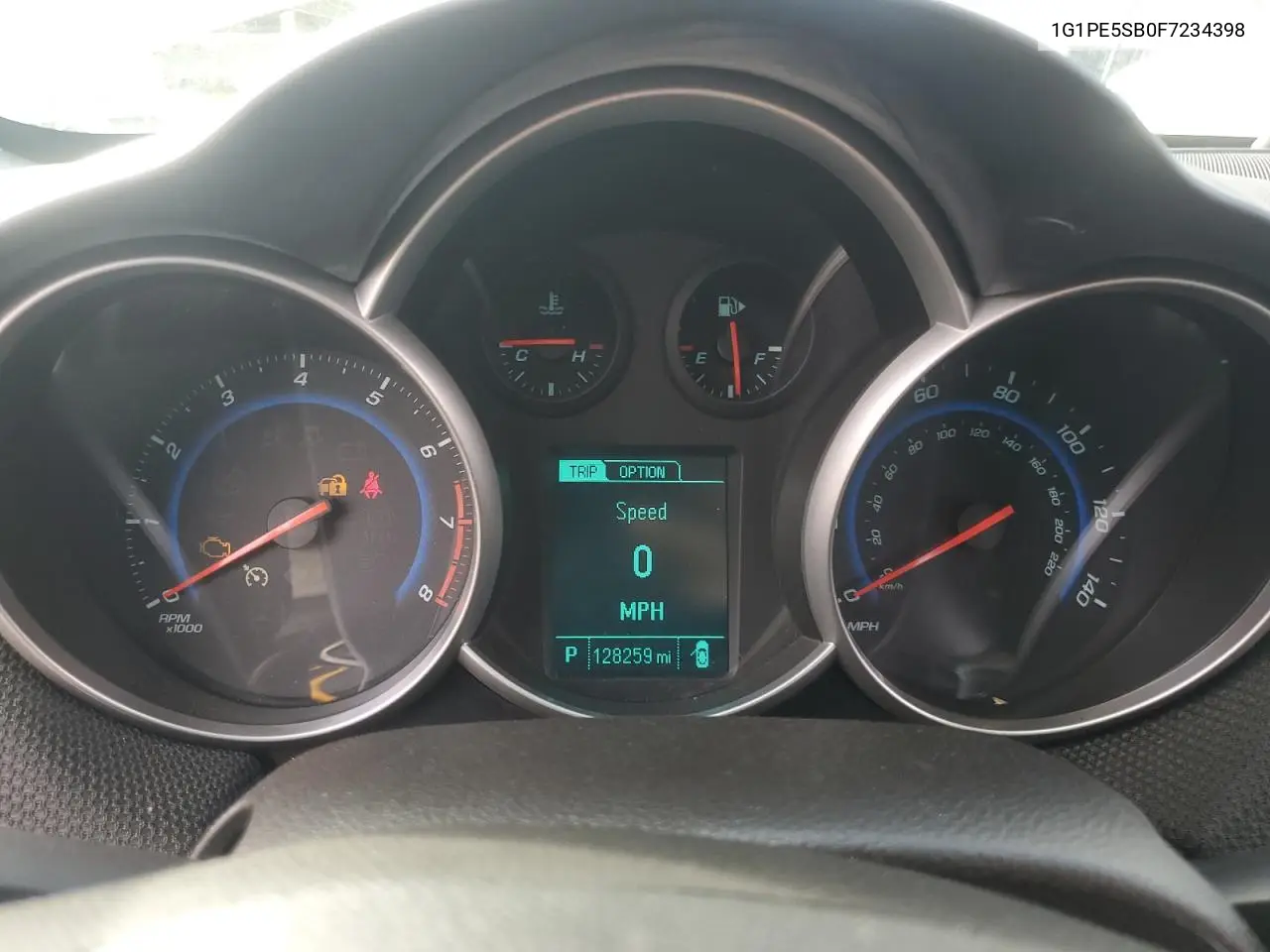 1G1PE5SB0F7234398 2015 Chevrolet Cruze Lt