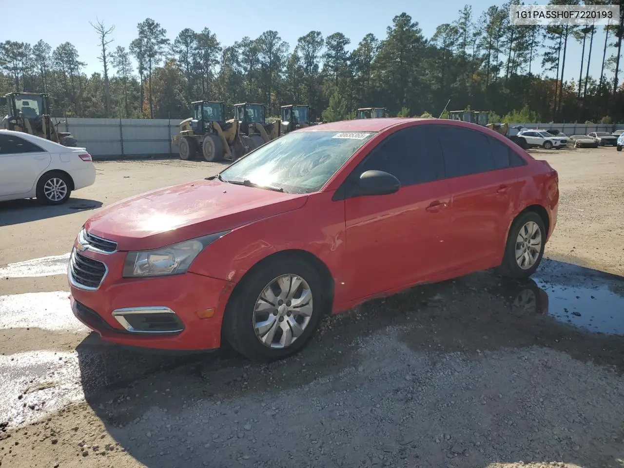 1G1PA5SH0F7220193 2015 Chevrolet Cruze Ls