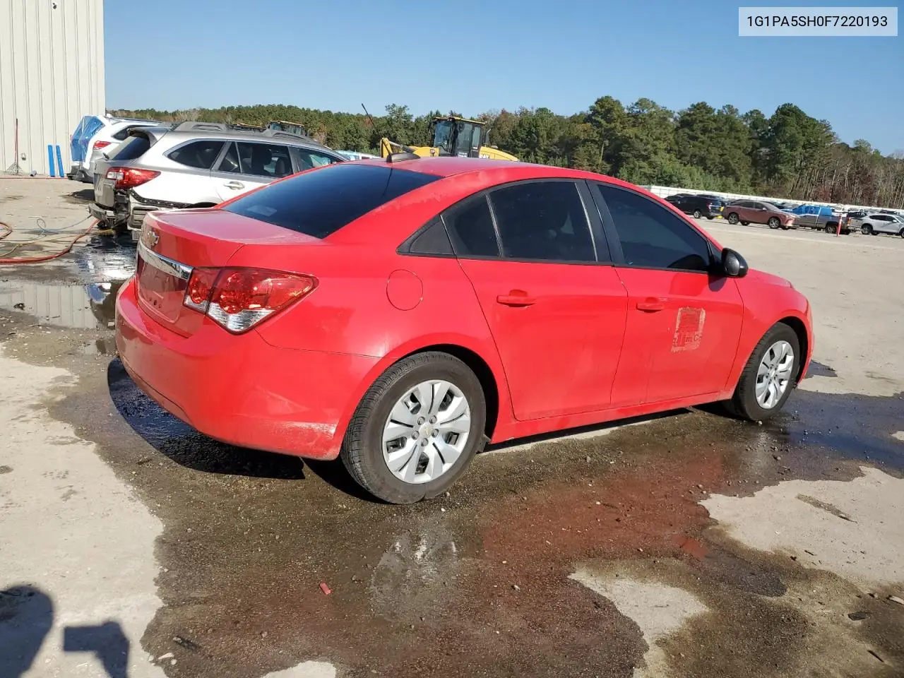 1G1PA5SH0F7220193 2015 Chevrolet Cruze Ls
