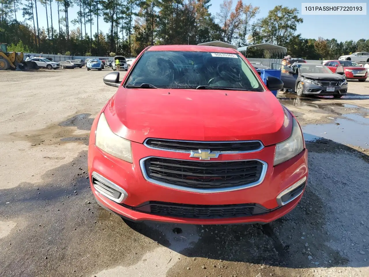 1G1PA5SH0F7220193 2015 Chevrolet Cruze Ls