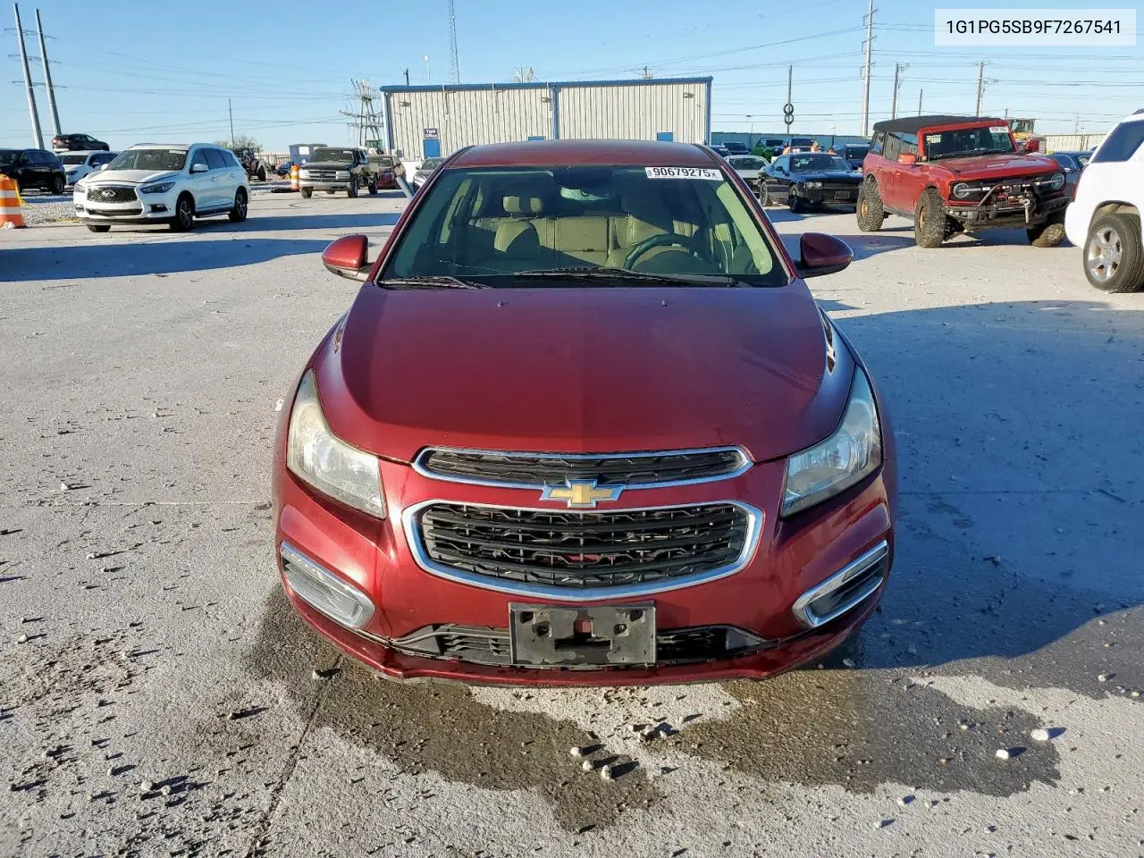 1G1PG5SB9F7267541 2015 Chevrolet Cruze Ltz