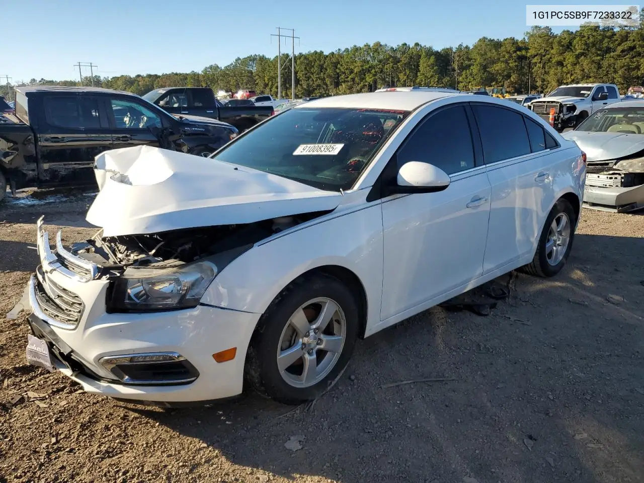 1G1PC5SB9F7233322 2015 Chevrolet Cruze Lt