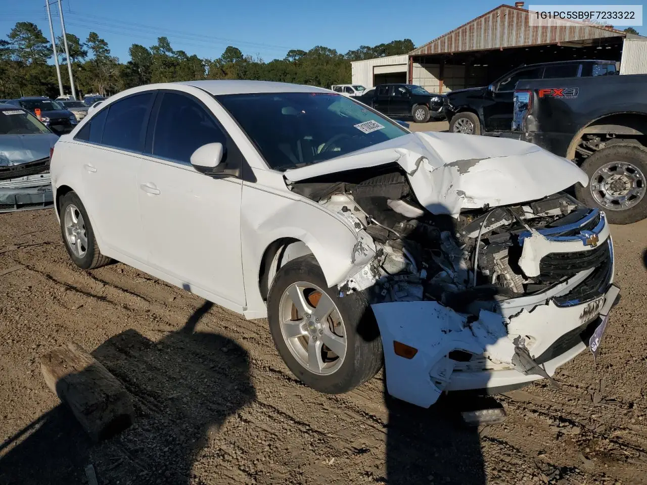 1G1PC5SB9F7233322 2015 Chevrolet Cruze Lt