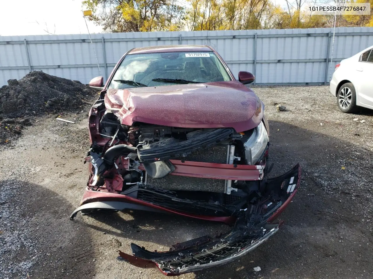 1G1PE5SB4F7276847 2015 Chevrolet Cruze Lt