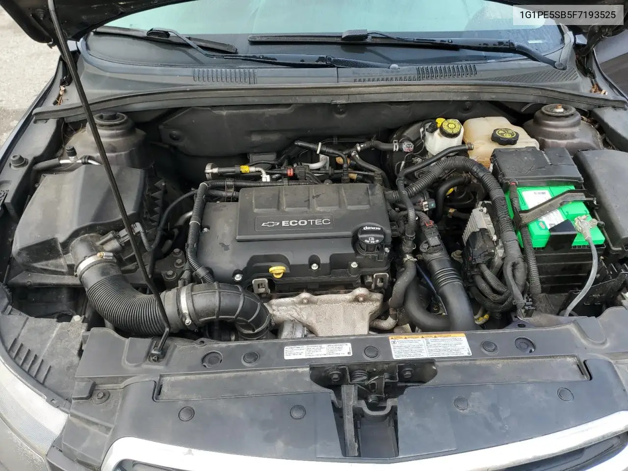 1G1PE5SB5F7193525 2015 Chevrolet Cruze Lt