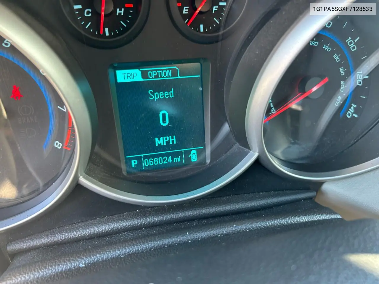 1G1PA5SGXF7128533 2015 Chevrolet Cruze Ls