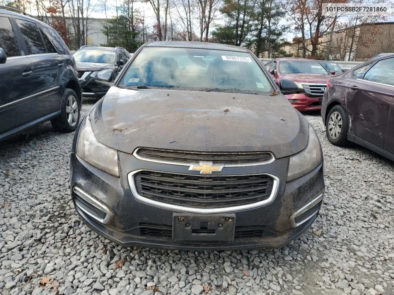1G1PC5SB2F7281860 2015 Chevrolet Cruze Lt