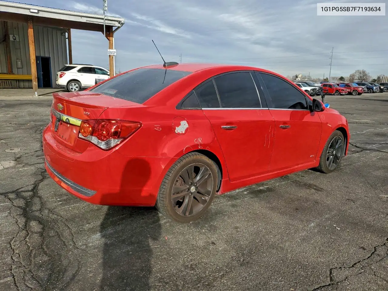 1G1PG5SB7F7193634 2015 Chevrolet Cruze Ltz
