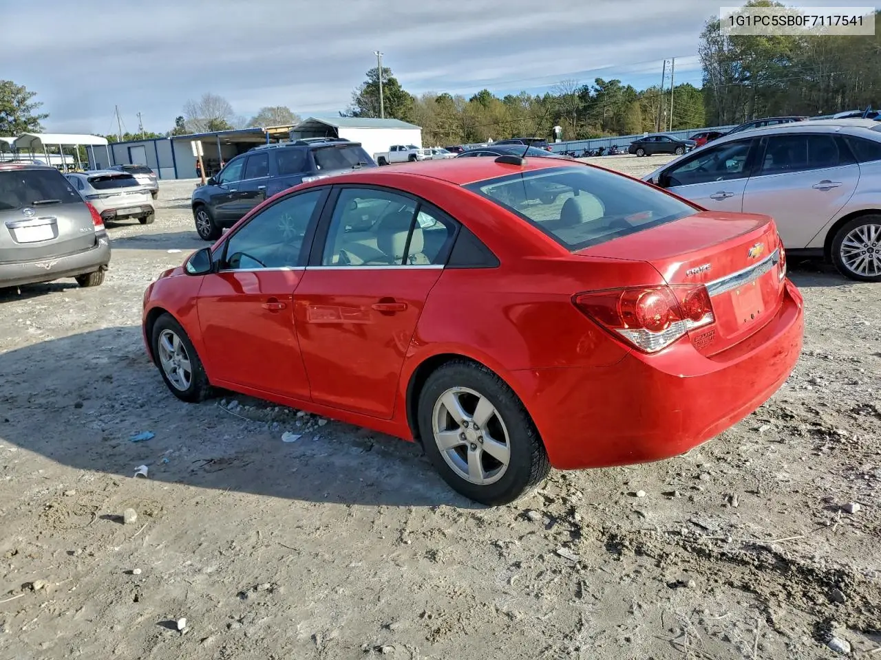 1G1PC5SB0F7117541 2015 Chevrolet Cruze Lt