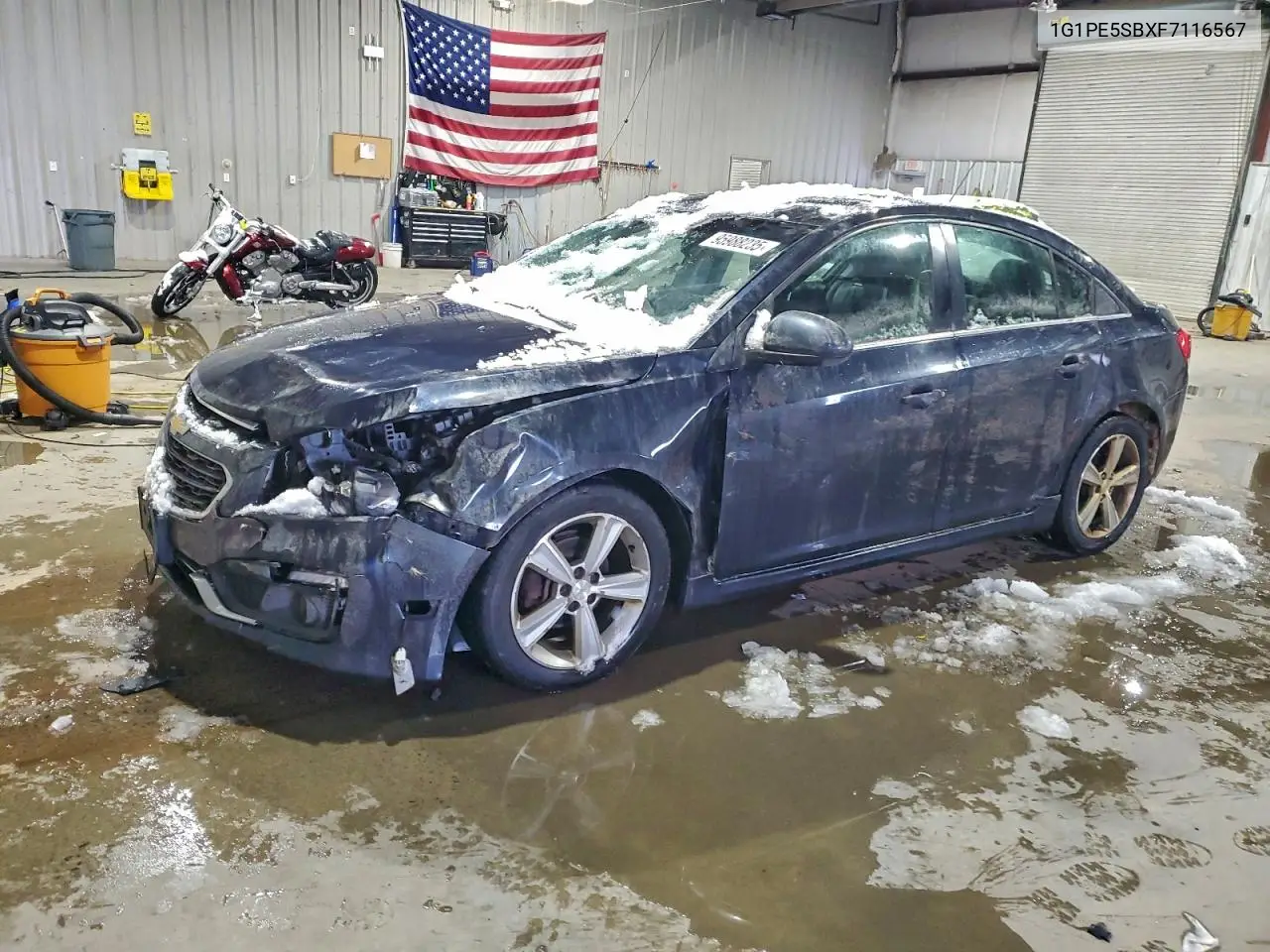 1G1PE5SBXF7116567 2015 Chevrolet Cruze Lt
