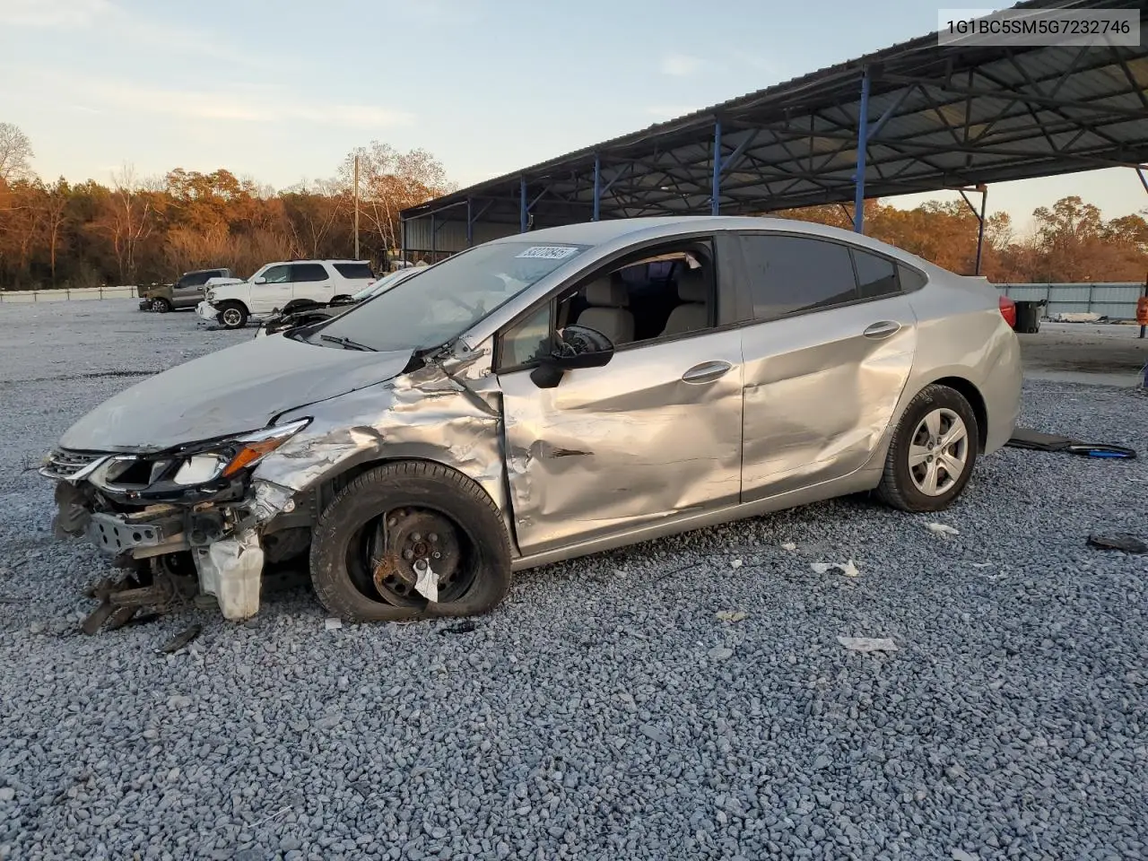 1G1BC5SM5G7232746 2016 Chevrolet Cruze Ls
