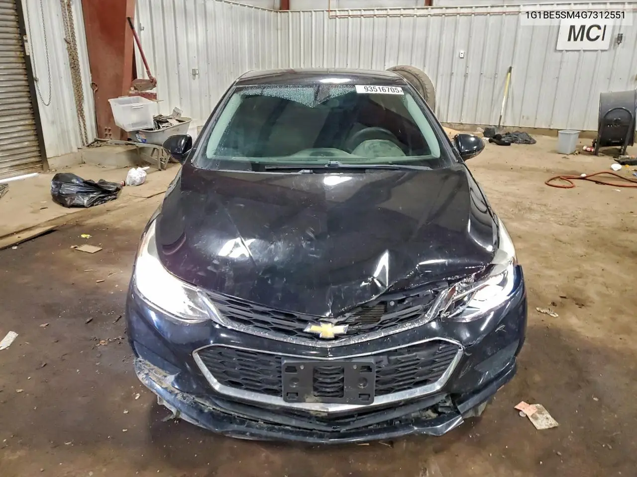 1G1BE5SM4G7312551 2016 Chevrolet Cruze Lt