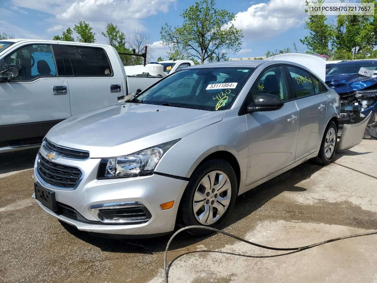 2016 Chevrolet Cruze Limited Ls VIN: 1G1PC5SH7G7217657 Lot: 53111864