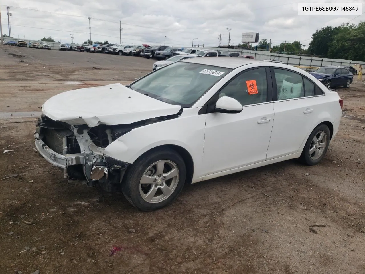 2016 Chevrolet Cruze Limited Lt VIN: 1G1PE5SB0G7145349 Lot: 55715674