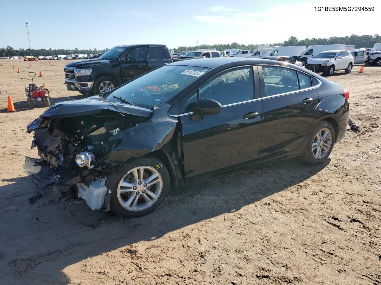 2016 Chevrolet Cruze Lt VIN: 1G1BE5SM5G7294559 Lot: 58137354