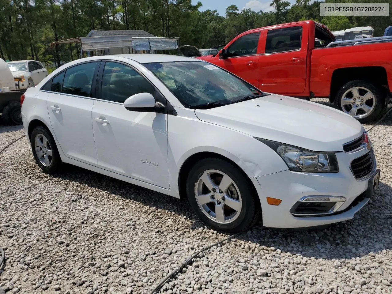 2016 Chevrolet Cruze Limited Lt VIN: 1G1PE5SB4G7208274 Lot: 63300304