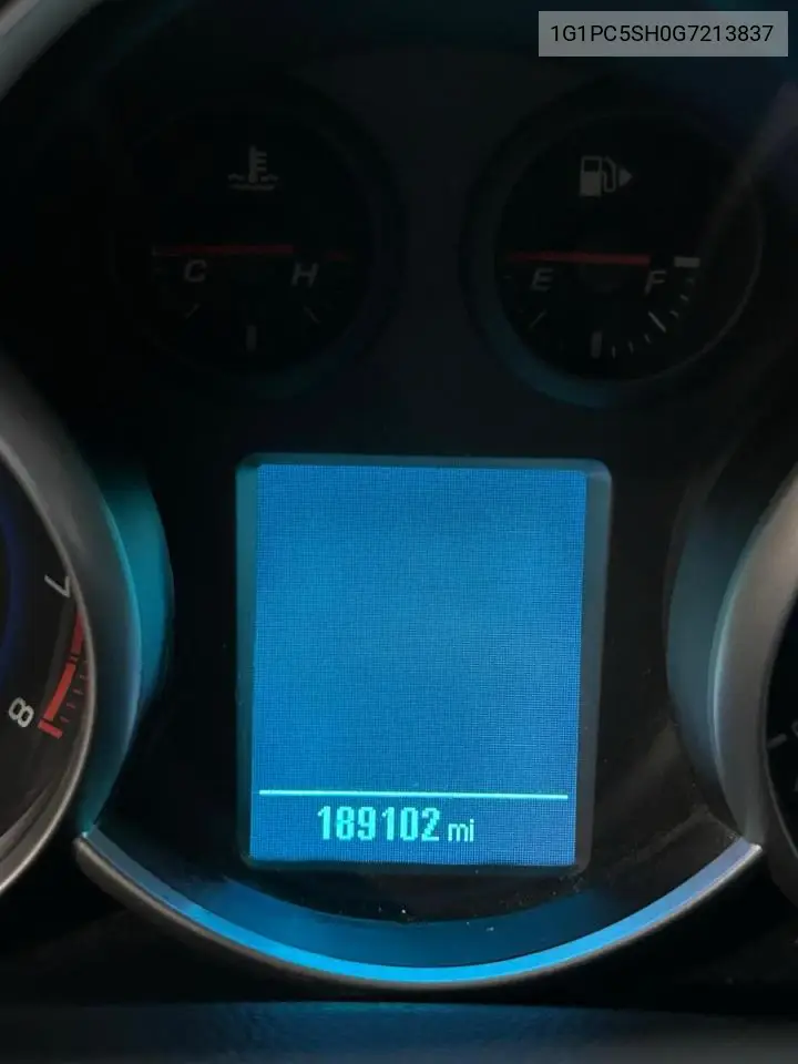 1G1PC5SH0G7213837 2016 Chevrolet Cruze Limited Ls