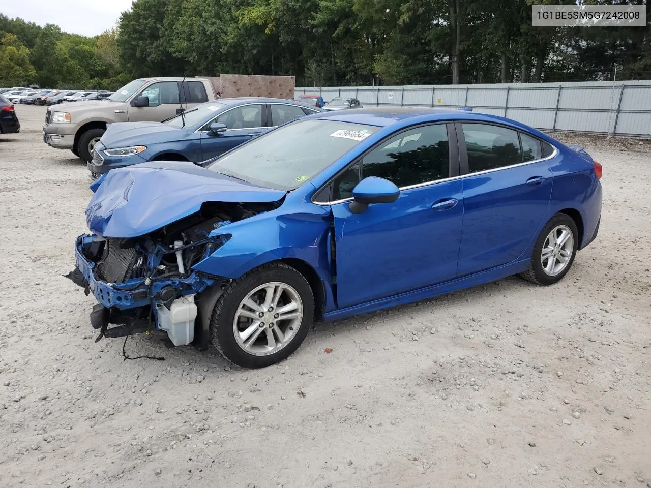 2016 Chevrolet Cruze Lt VIN: 1G1BE5SM5G7242008 Lot: 72964654