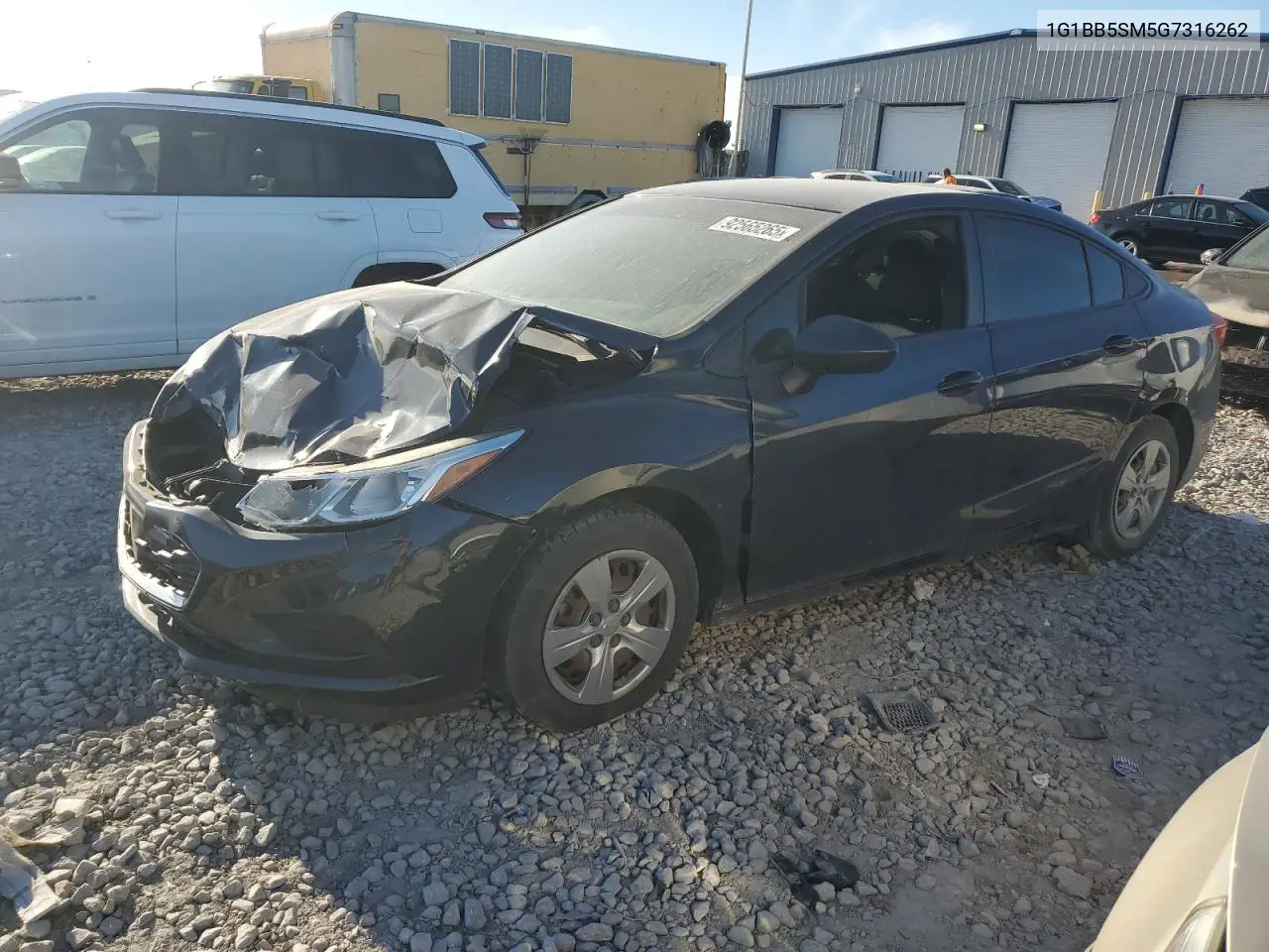 1G1BB5SM5G7316262 2016 Chevrolet Cruze Ls