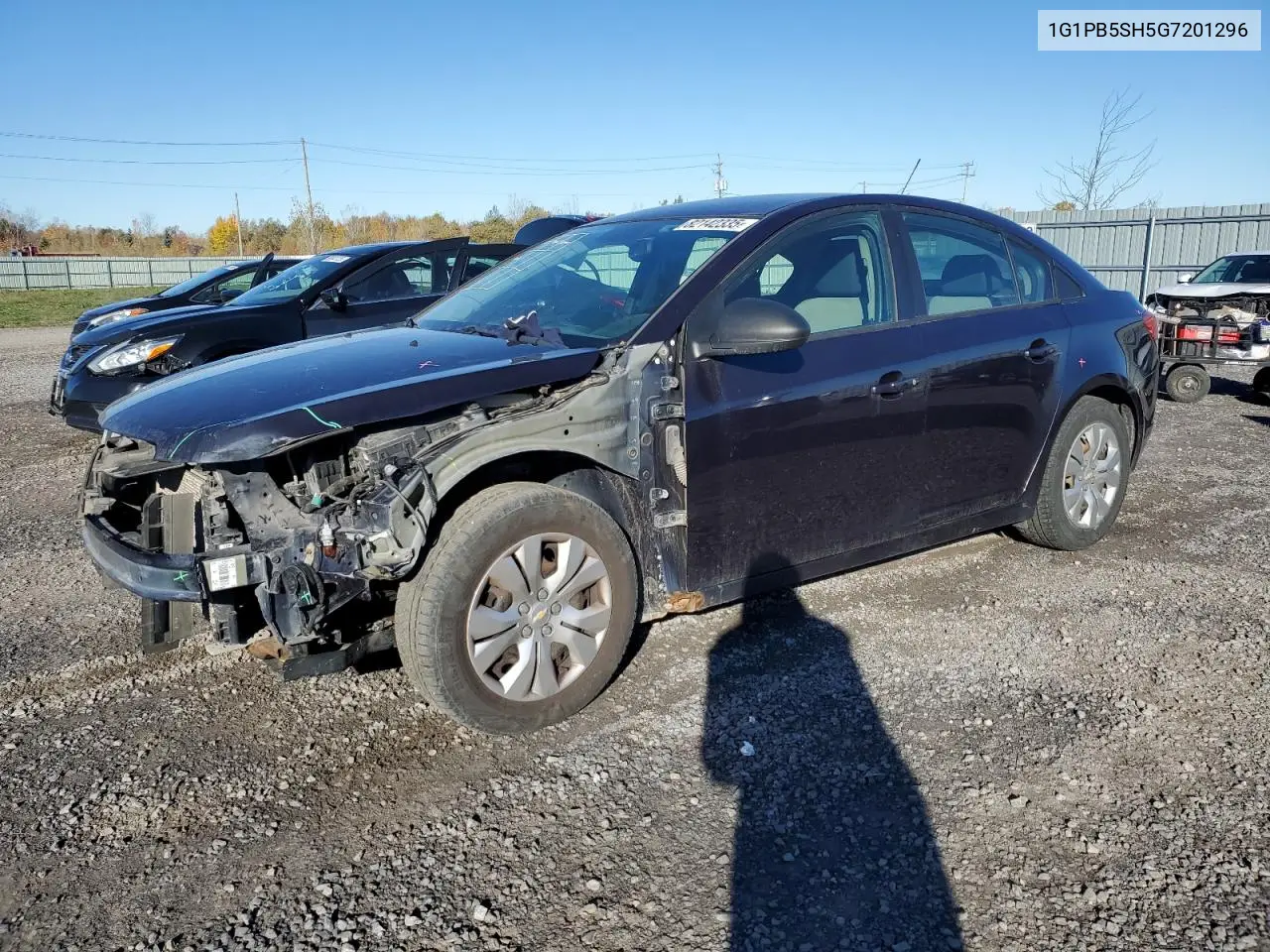 1G1PB5SH5G7201296 2016 Chevrolet Cruze Limited Ls