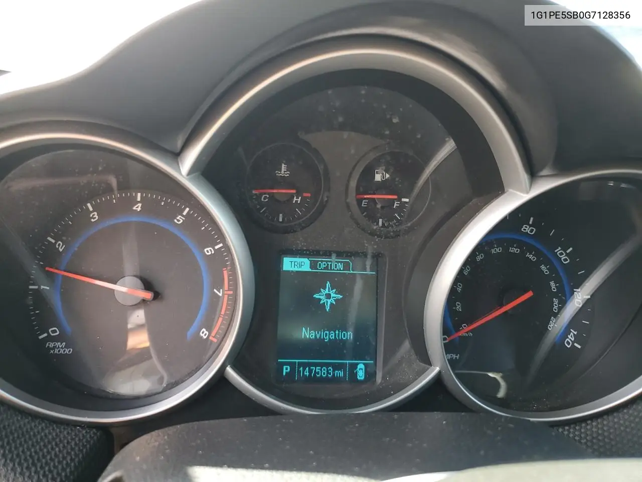 1G1PE5SB0G7128356 2016 Chevrolet Cruze Limited Lt