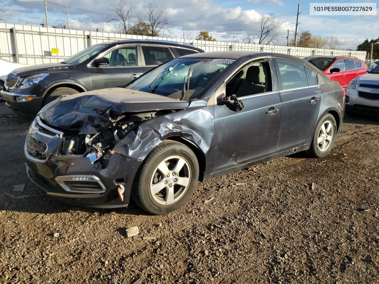 1G1PE5SB0G7227629 2016 Chevrolet Cruze Limited Lt