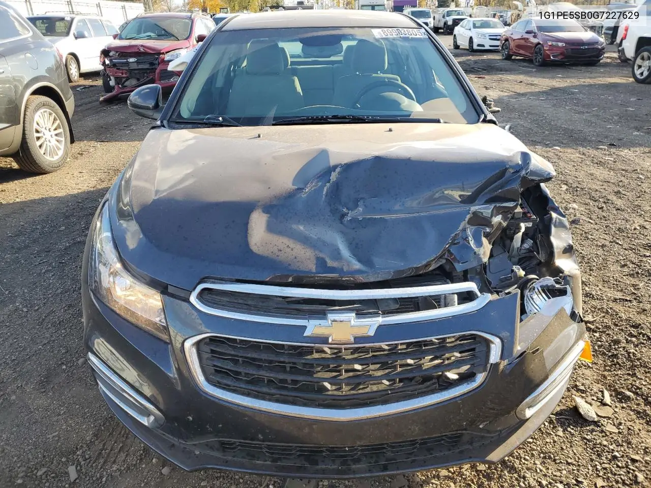1G1PE5SB0G7227629 2016 Chevrolet Cruze Limited Lt