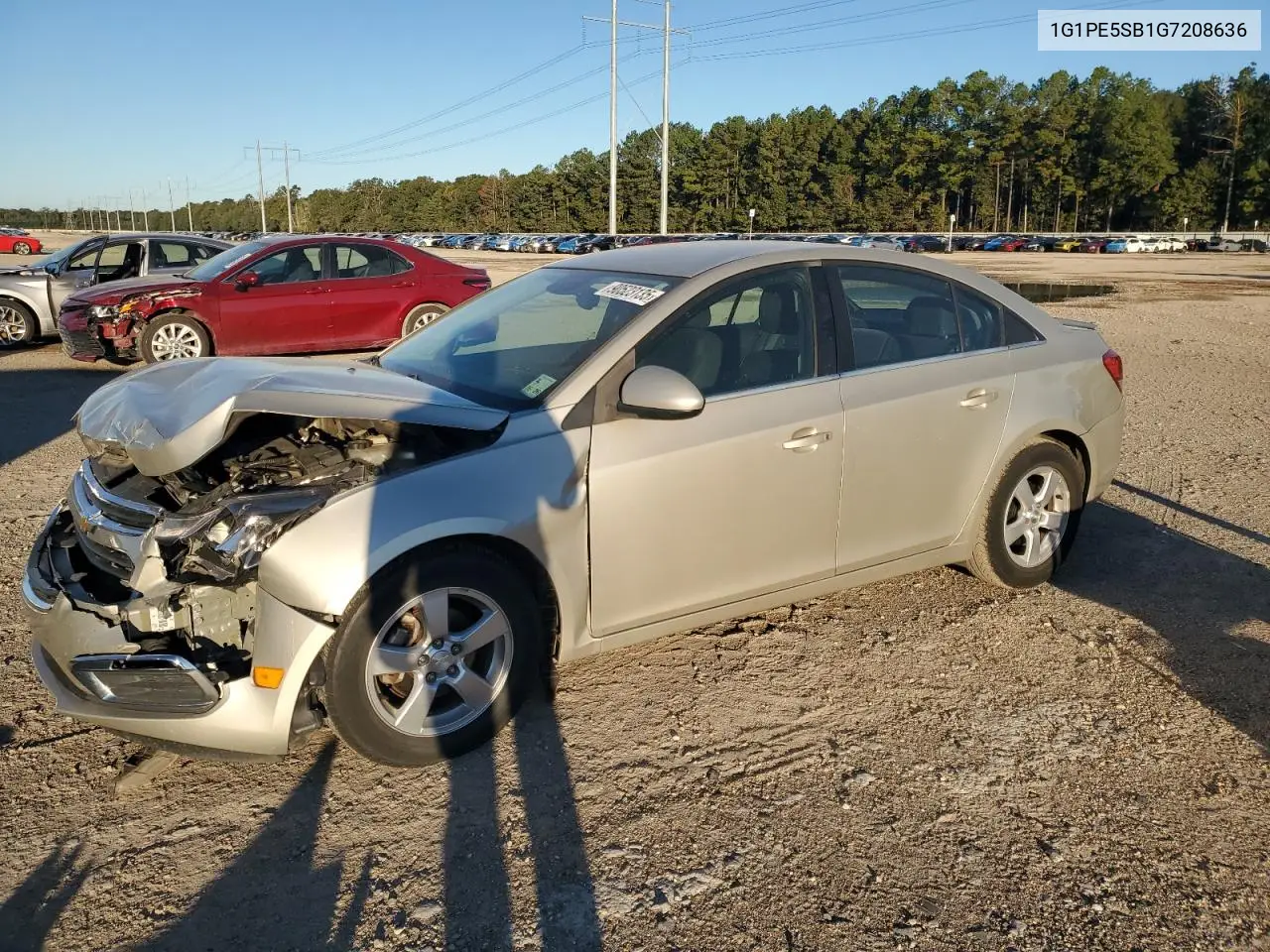 1G1PE5SB1G7208636 2016 Chevrolet Cruze Limited Lt