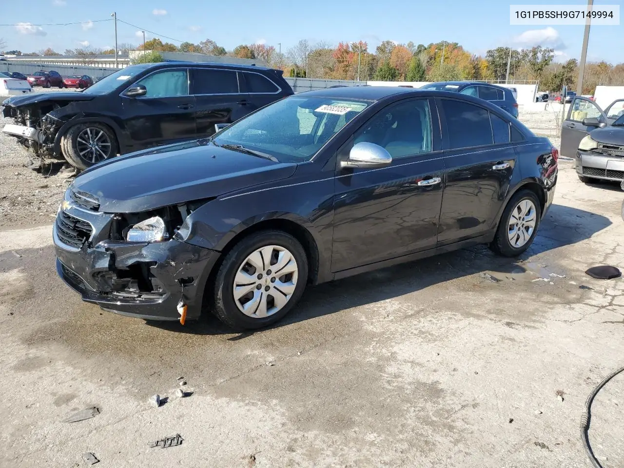 1G1PB5SH9G7149994 2016 Chevrolet Cruze Limited Ls