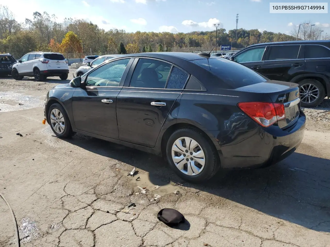 1G1PB5SH9G7149994 2016 Chevrolet Cruze Limited Ls