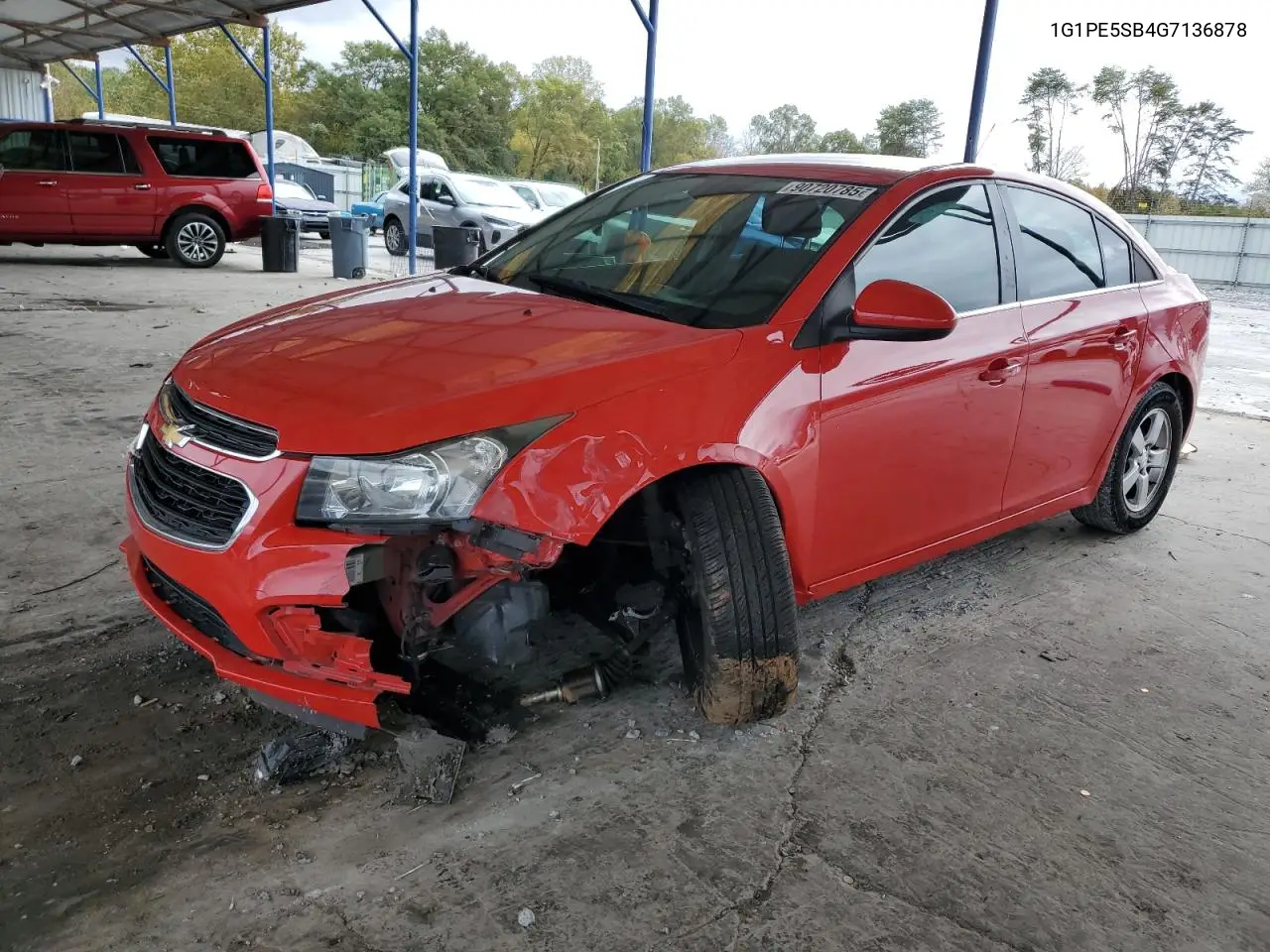 1G1PE5SB4G7136878 2016 Chevrolet Cruze Limited Lt