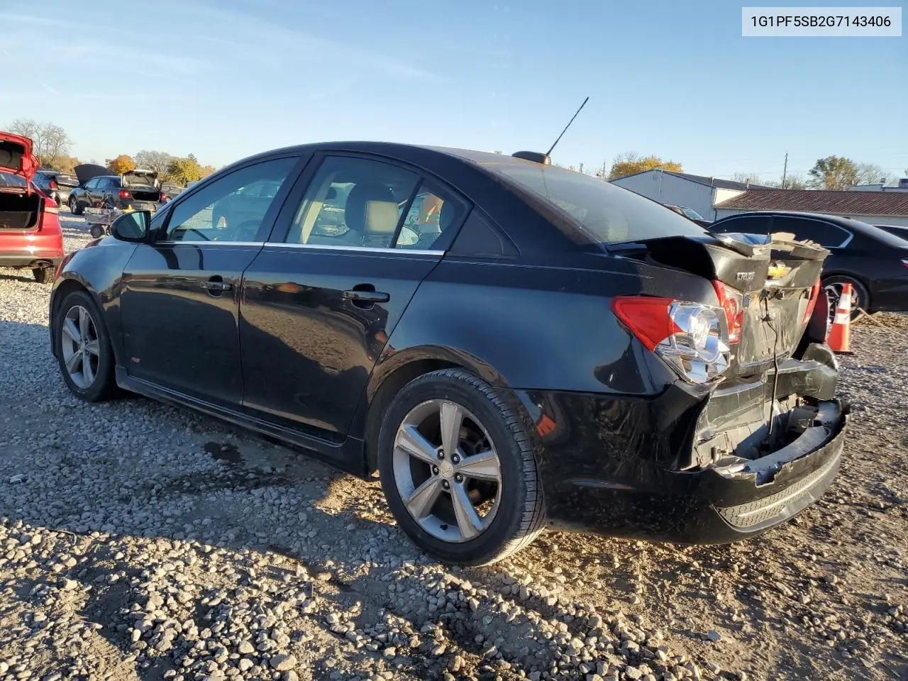 1G1PF5SB2G7143406 2016 Chevrolet Cruze Limited Lt