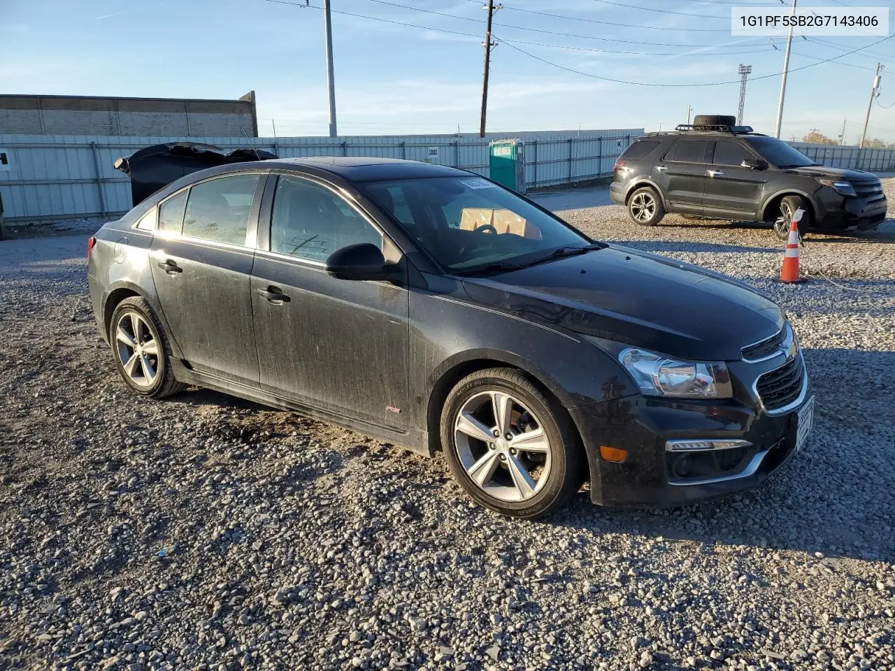 1G1PF5SB2G7143406 2016 Chevrolet Cruze Limited Lt