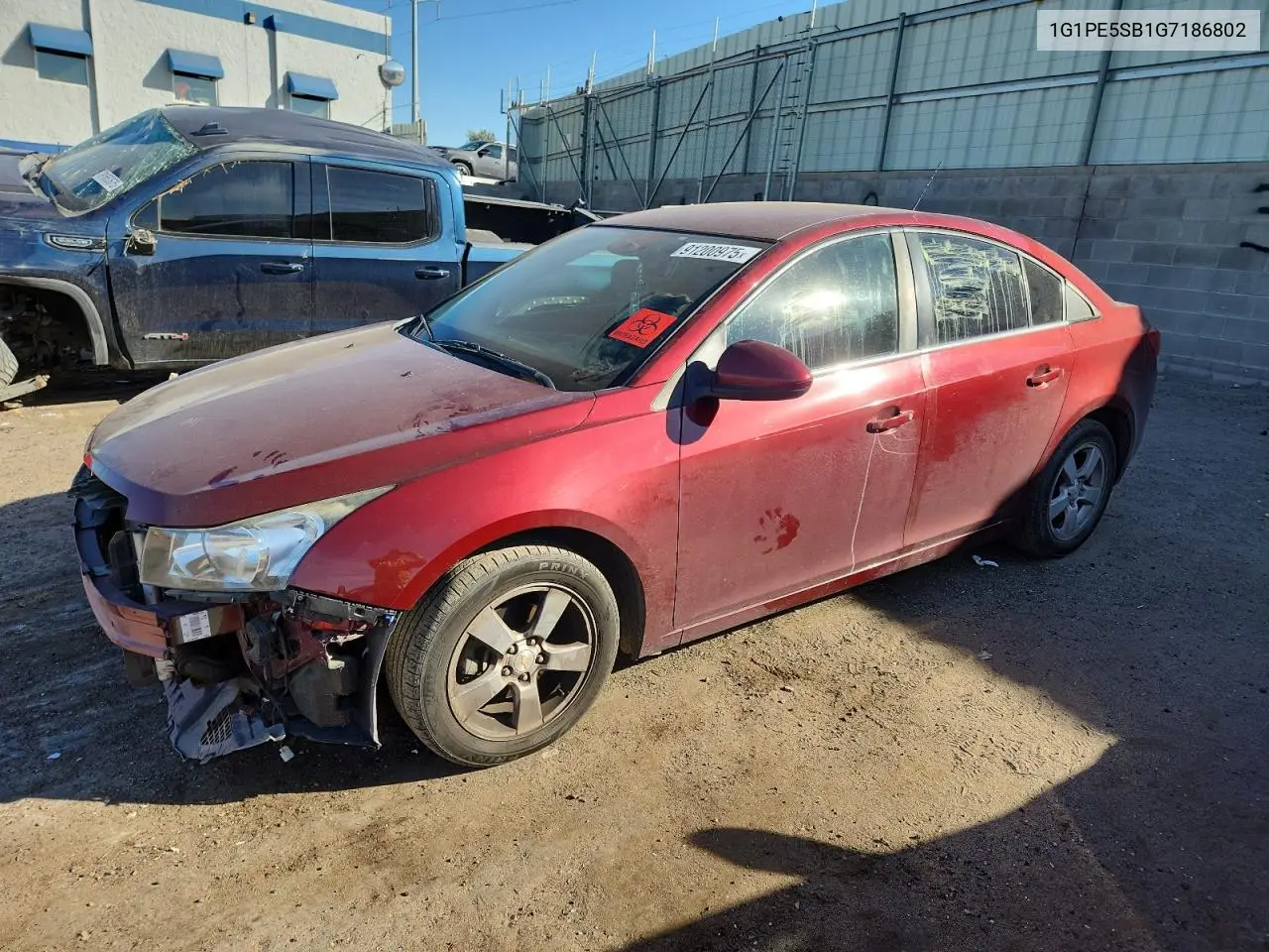 1G1PE5SB1G7186802 2016 Chevrolet Cruze Limited Lt