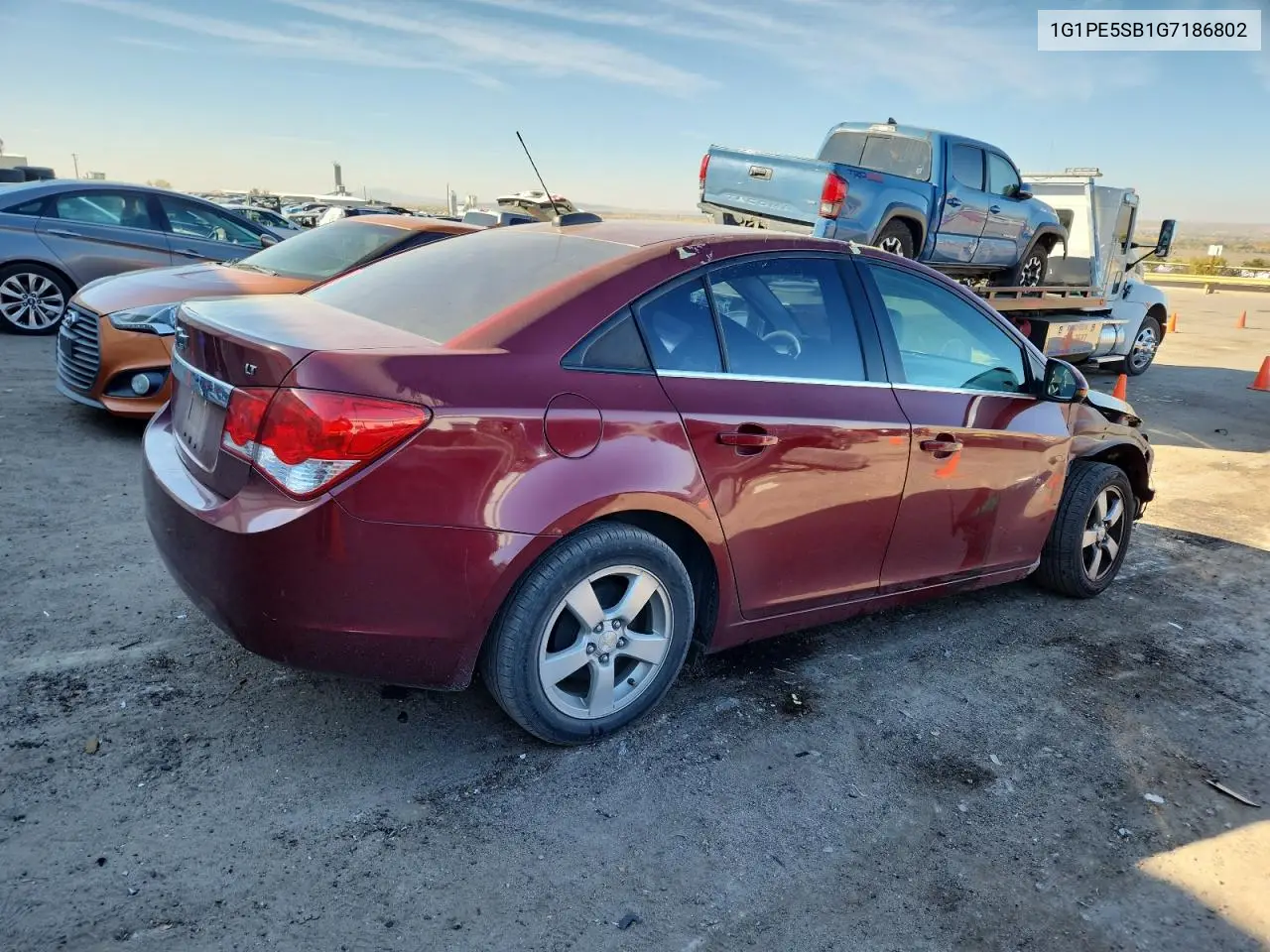 1G1PE5SB1G7186802 2016 Chevrolet Cruze Limited Lt