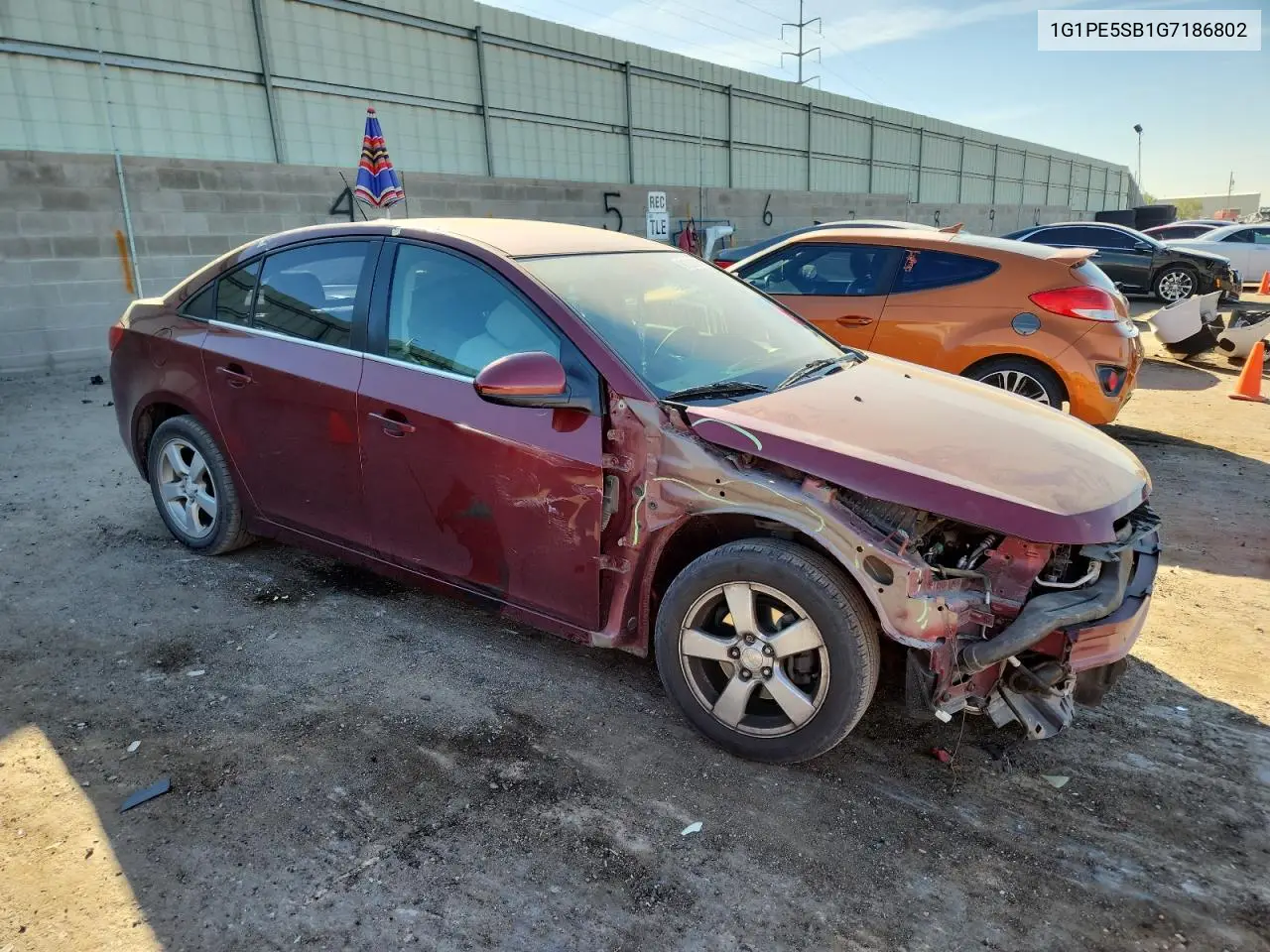 1G1PE5SB1G7186802 2016 Chevrolet Cruze Limited Lt