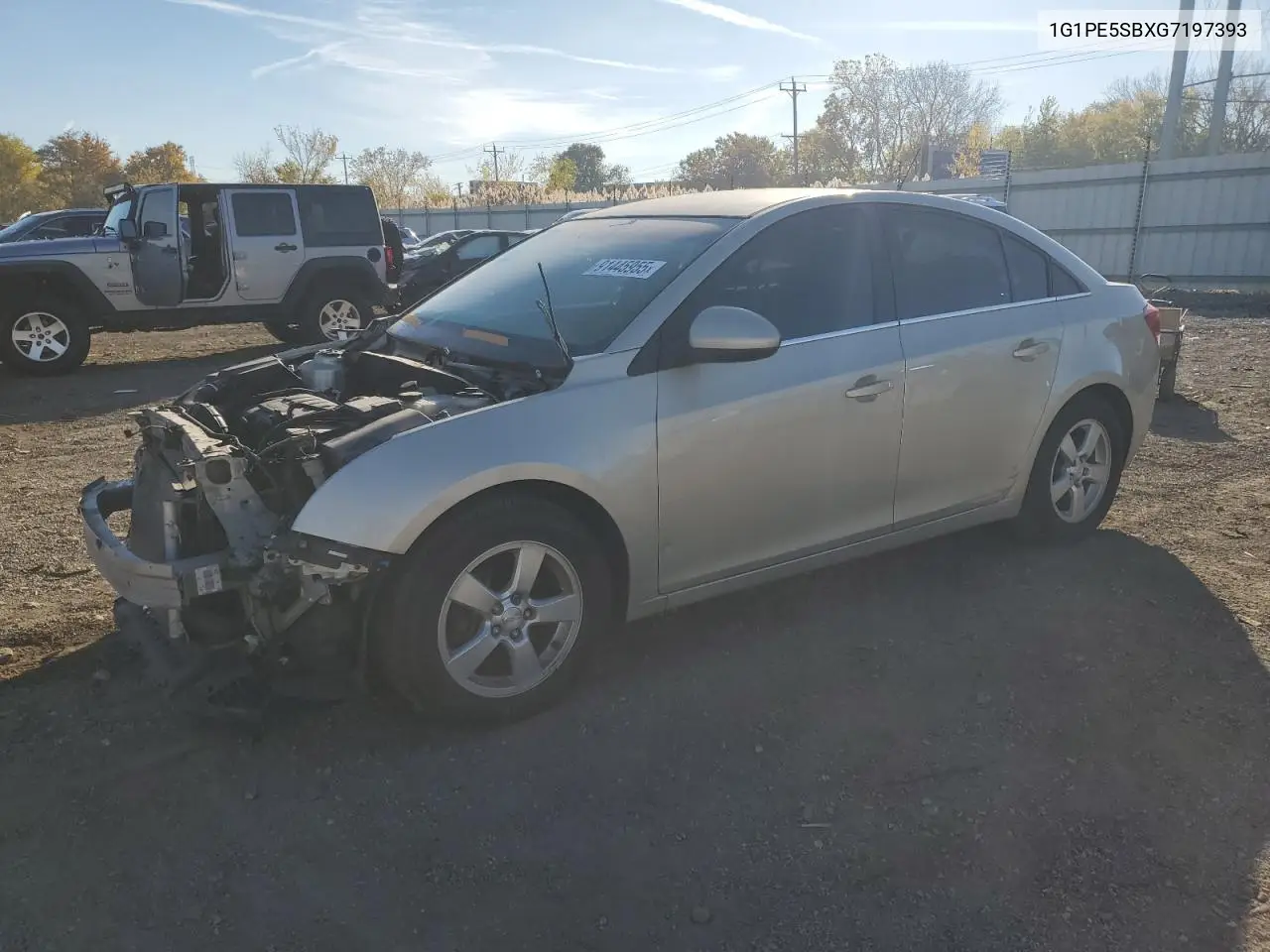 1G1PE5SBXG7197393 2016 Chevrolet Cruze Limited Lt