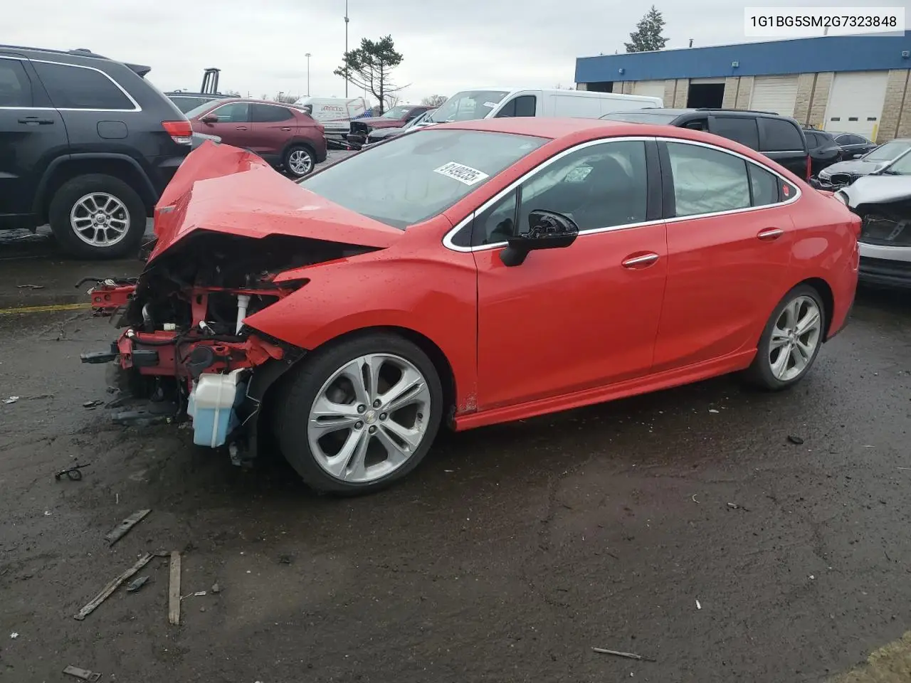 1G1BG5SM2G7323848 2016 Chevrolet Cruze Premier