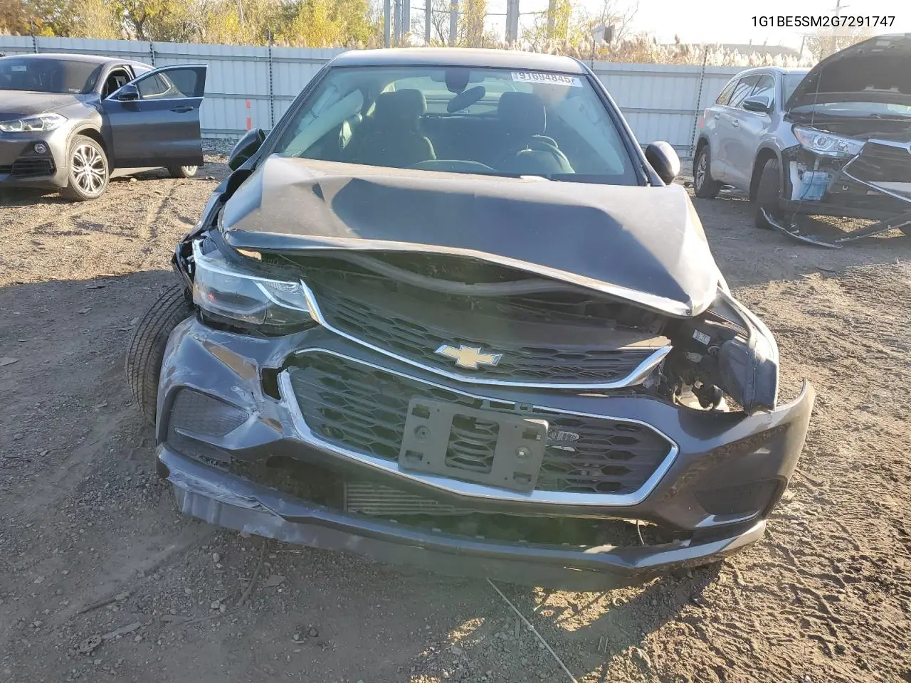 1G1BE5SM2G7291747 2016 Chevrolet Cruze Lt
