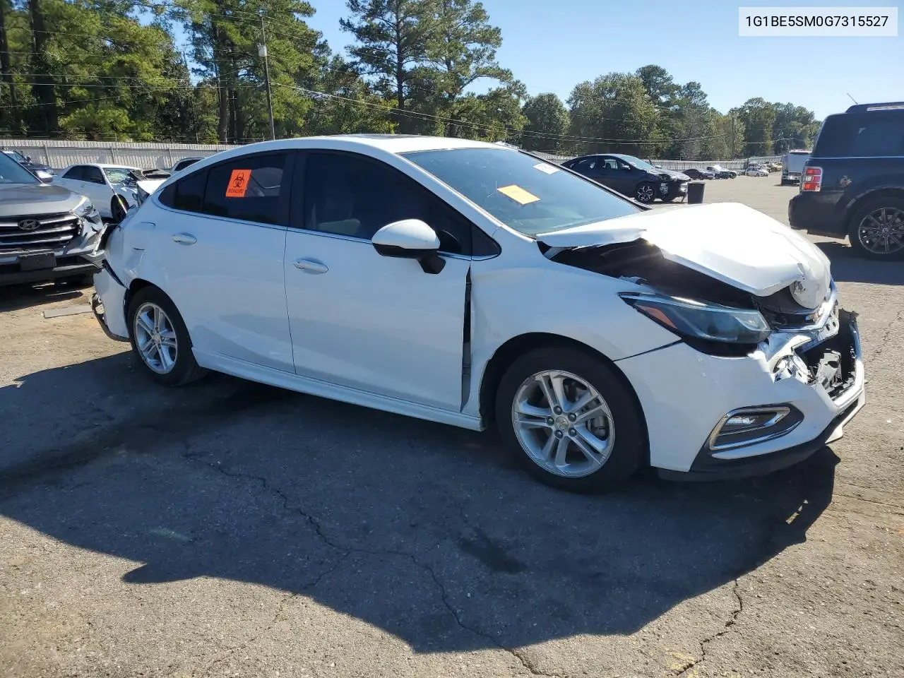 1G1BE5SM0G7315527 2016 Chevrolet Cruze Lt