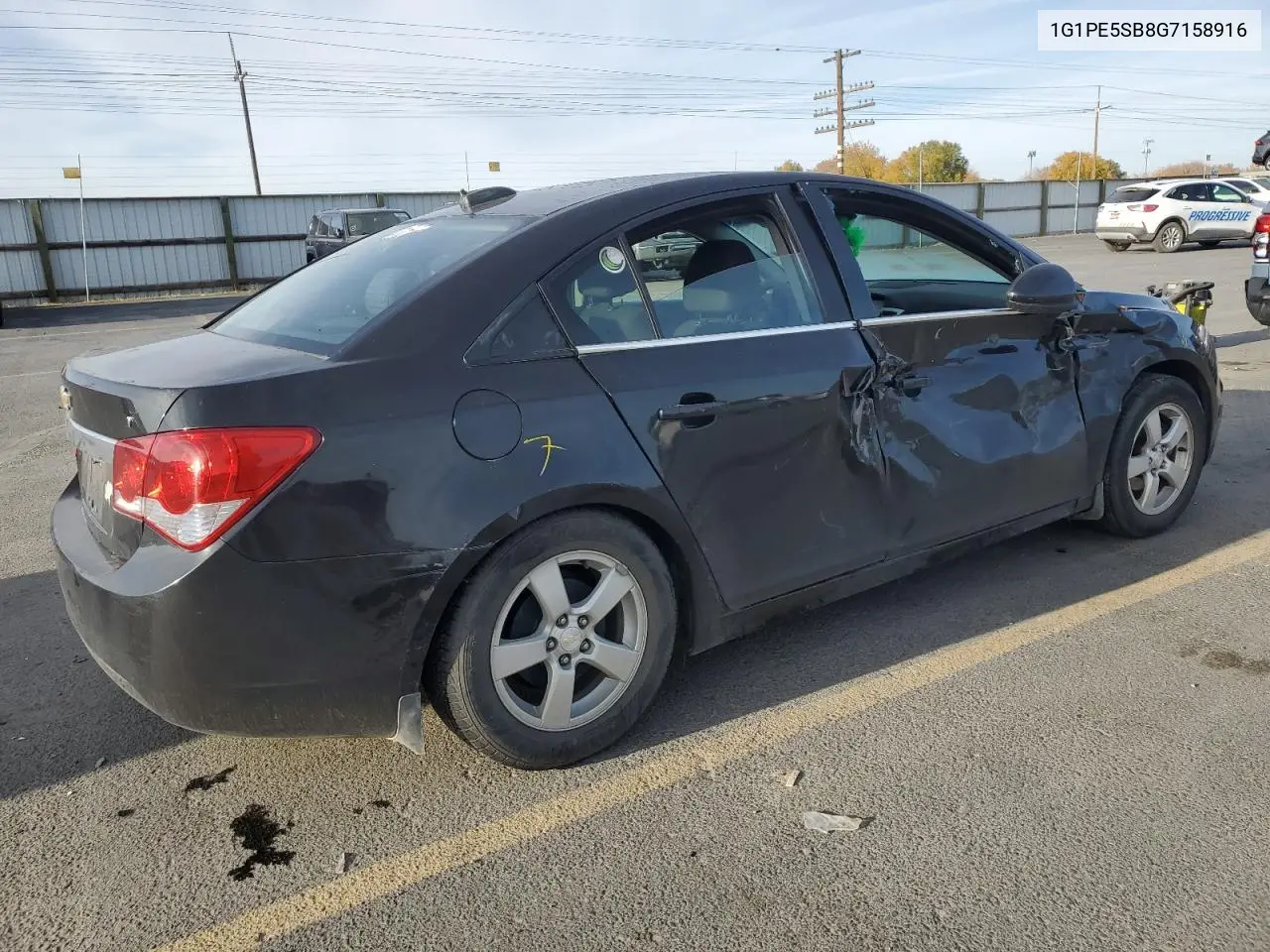1G1PE5SB8G7158916 2016 Chevrolet Cruze Limited Lt