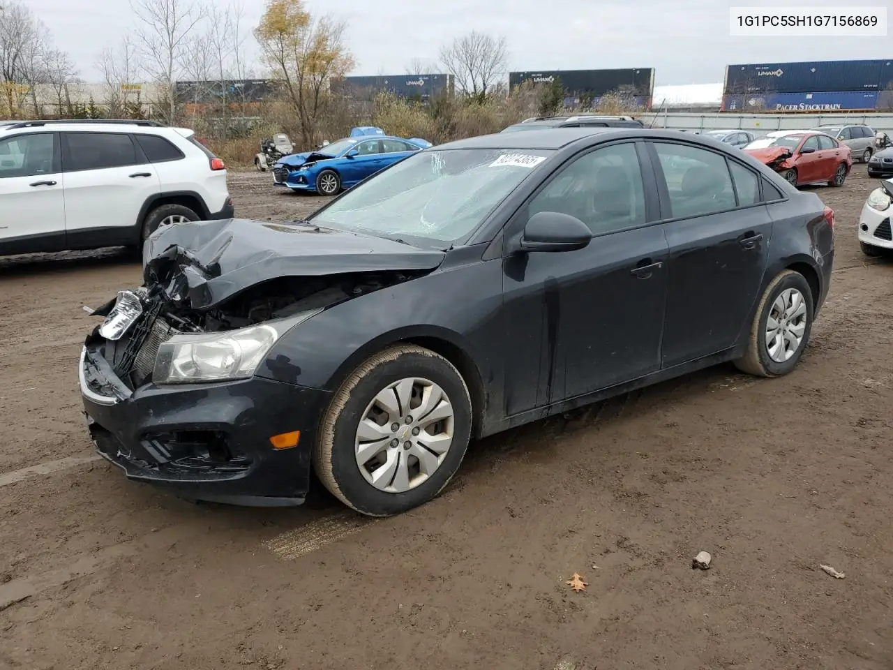 1G1PC5SH1G7156869 2016 Chevrolet Cruze Limited Ls