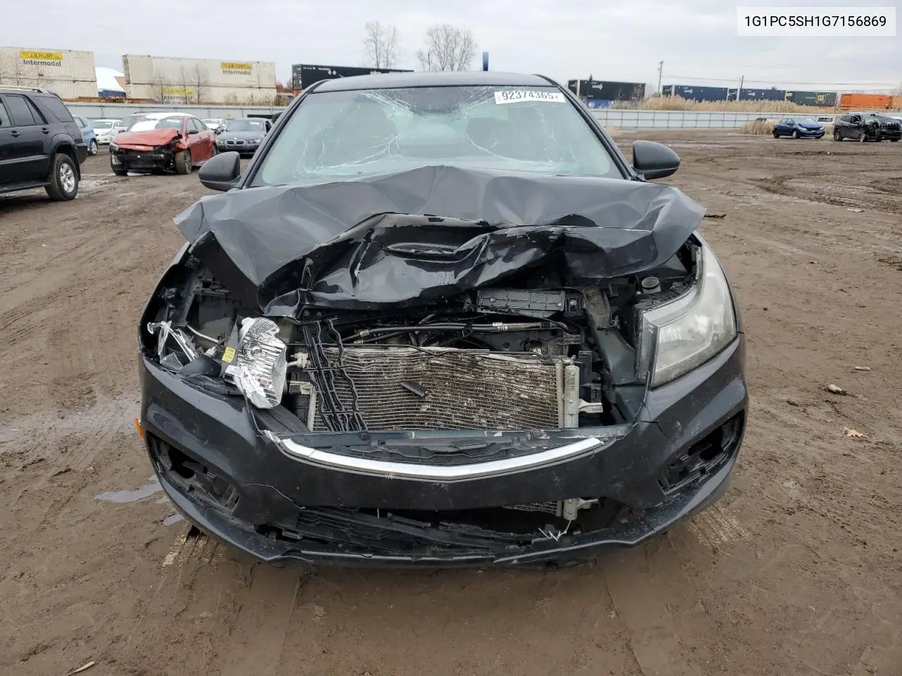 1G1PC5SH1G7156869 2016 Chevrolet Cruze Limited Ls